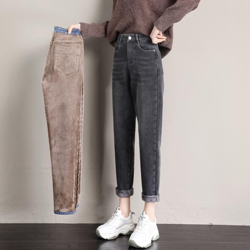Winter Women&s Jeans Trousers 2022 T..